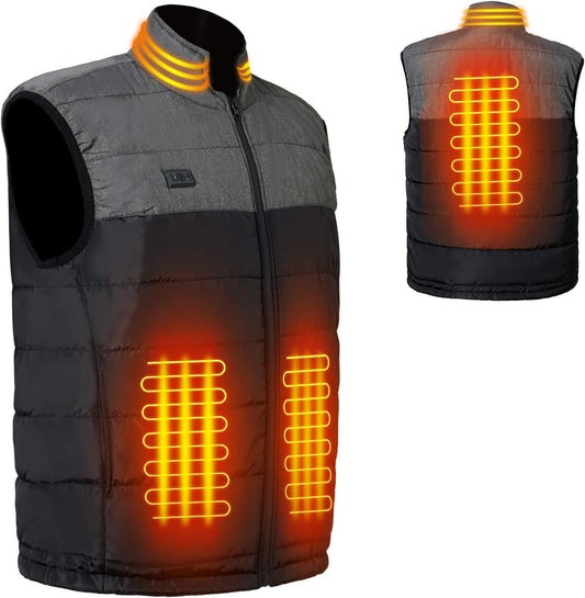 Heated Vest for Men, Mens Heated Vest Outdoor Clothing